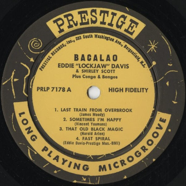 Eddie Lockjaw Davis – Bacalao (PRLP 7178) LP 1960 US Prestige | 中古LP