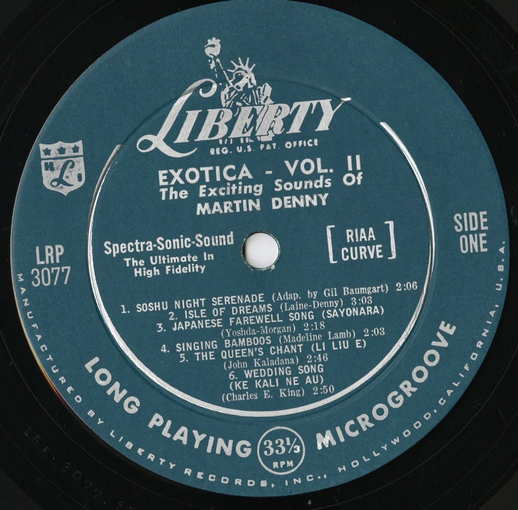Martin Denny / マーチン・デニー / Exotica Vol. II -MONO(LRP 3077)