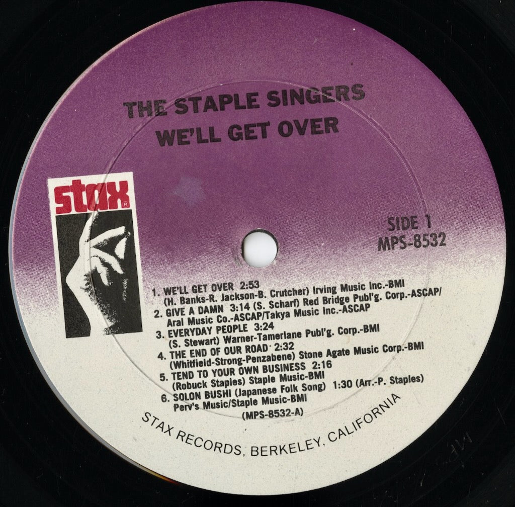 The Staple Singers - We'll Get Over (MPS-8532) LP 1986 US Stax|中古LP