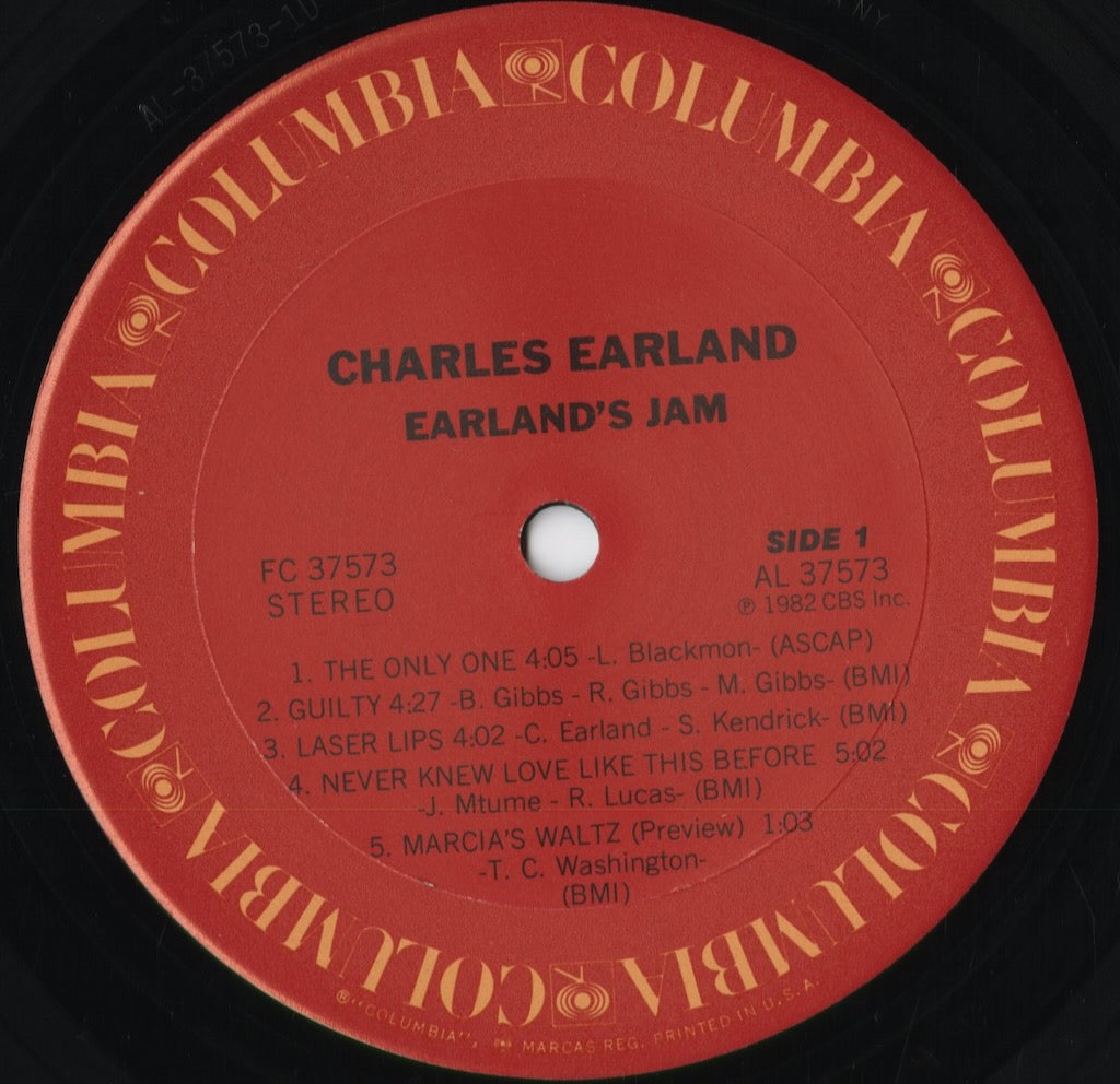 Charles Earland - Earland's Jam (FC 37573) 1982 US Columbia|中古LP