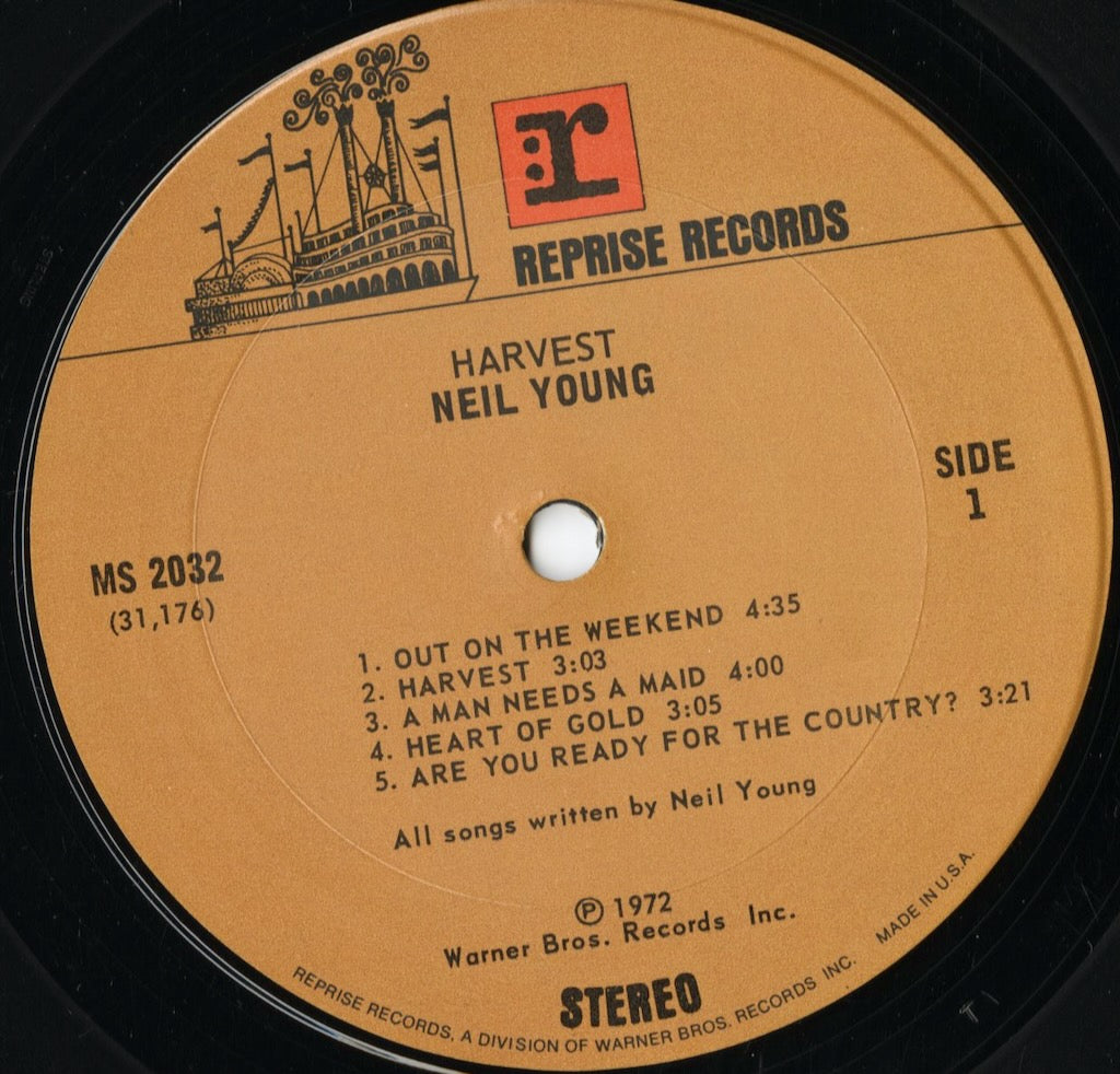 Neil Young - Harvest (MS 2032) LP 1972 US Reprise|中古LP