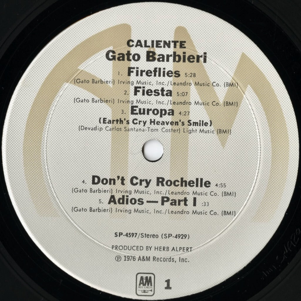 Gato Barbieri / ガトー・バルビエリ / Caliente! (SP-4597)
