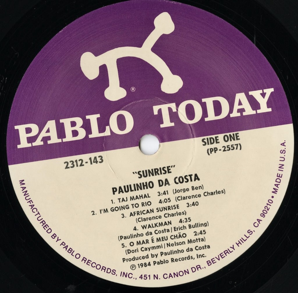 Paulinho Da Costa / パウリーニョ・ダ・コスタ / Sunrise (2312-143)
