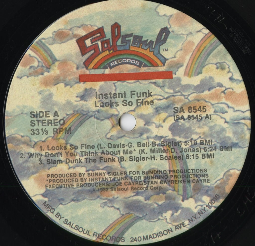 Instant Funk - Looks So Fine (SA 8545) 1982 US Salsoul|中古LP