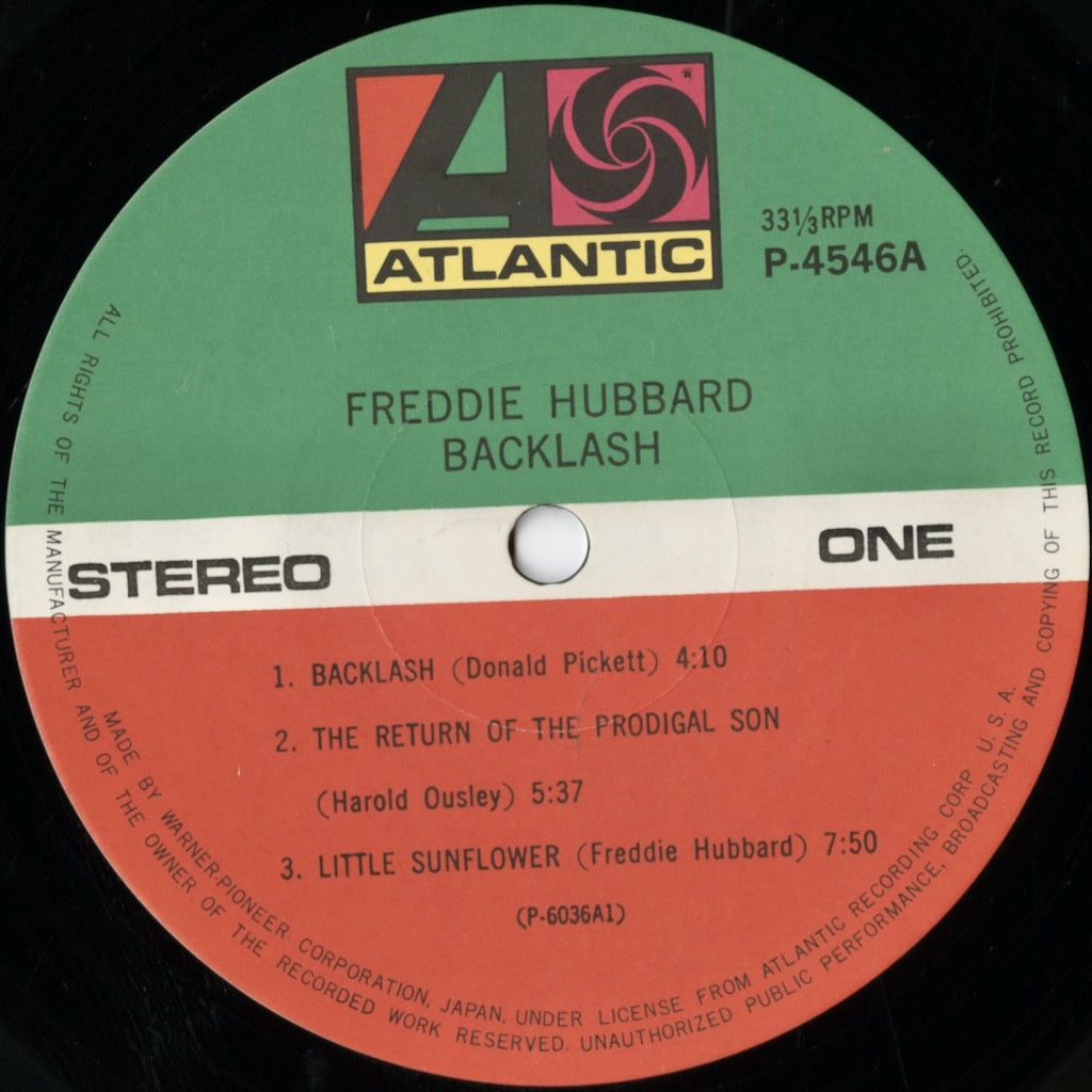 Freddie Hubbard / フレディ・ハバード / Backlash (P-4546A)