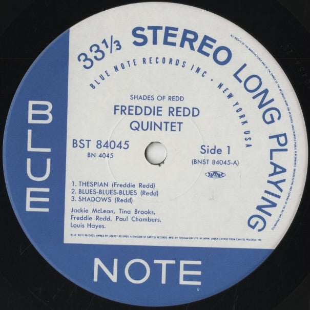 Freddie Redd / フレディ・レッド / Shades Of Redd (BN 4045)