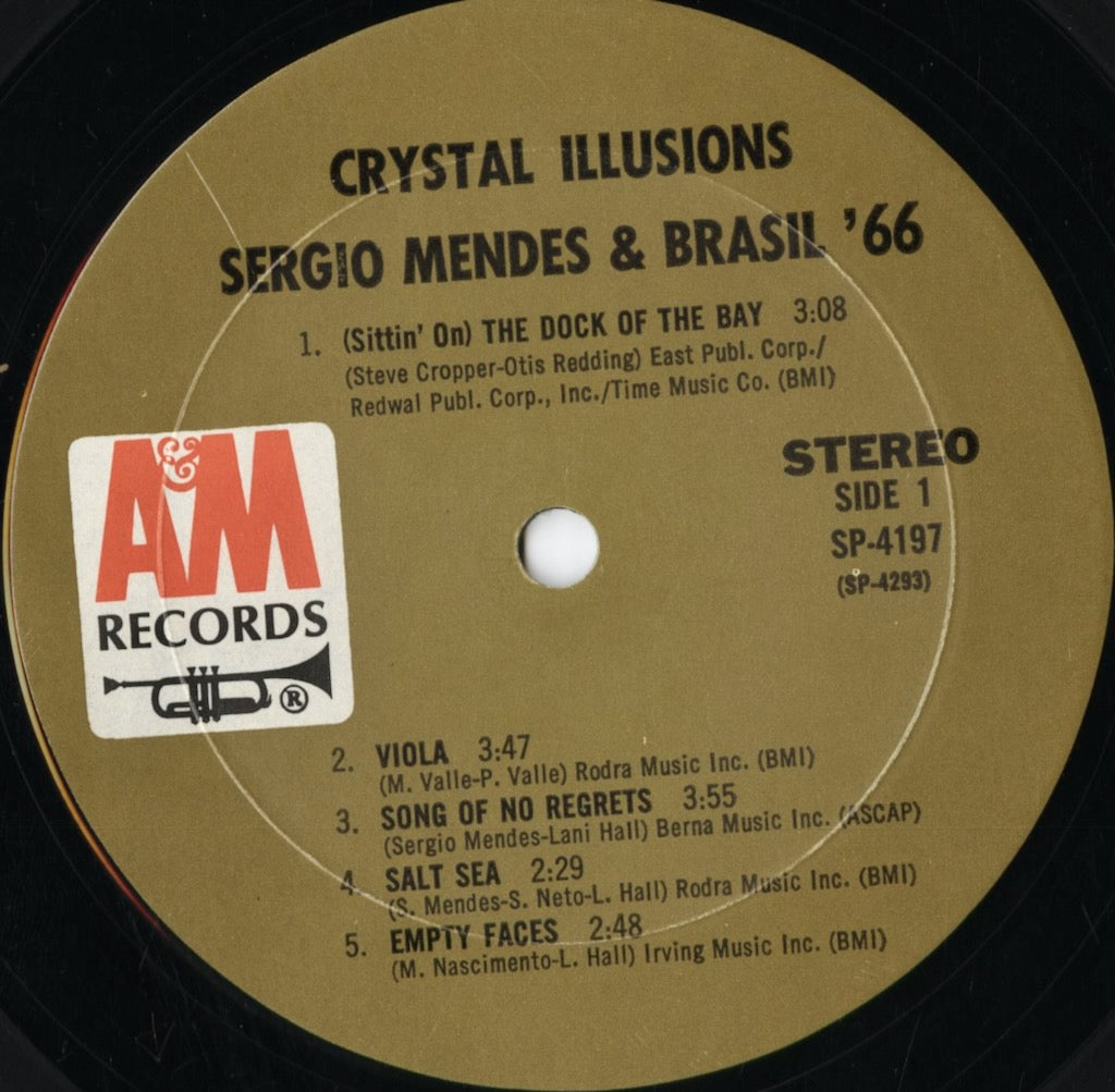 Sergio Mendes - Crystal Illusions (SP 4197) 1969 US A&M|中古LP