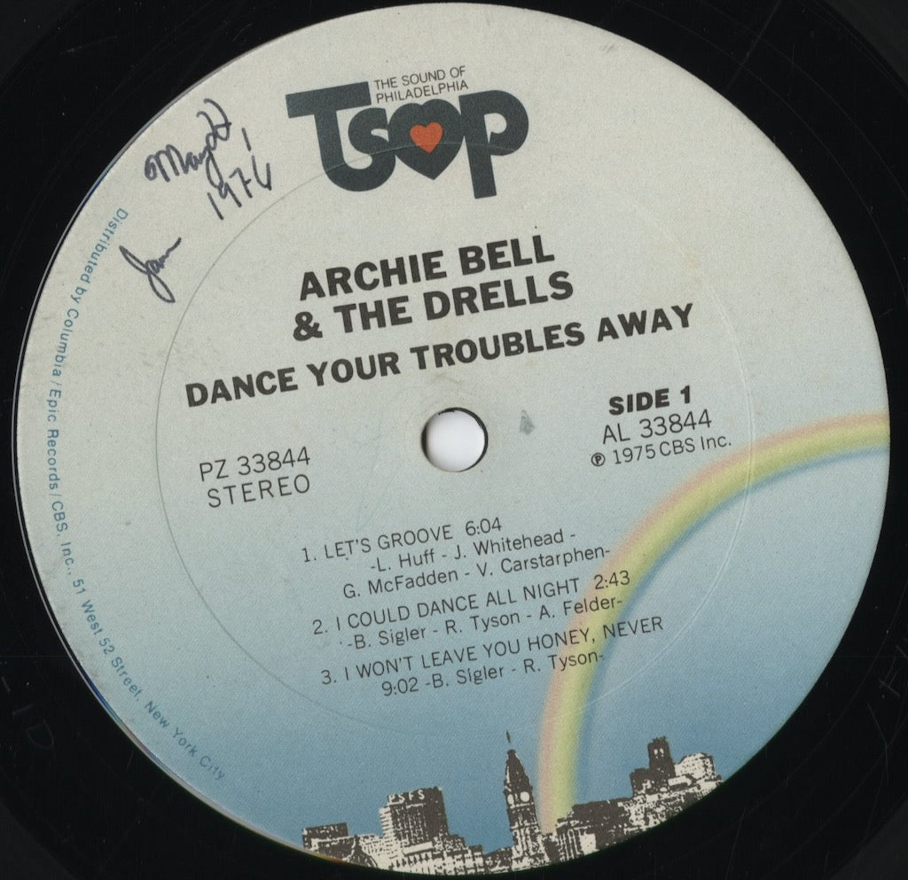 Archie Bell & The Drells - Dance Your Troubles Away (PZ 33844) 1975 US TSOP|中古LP
