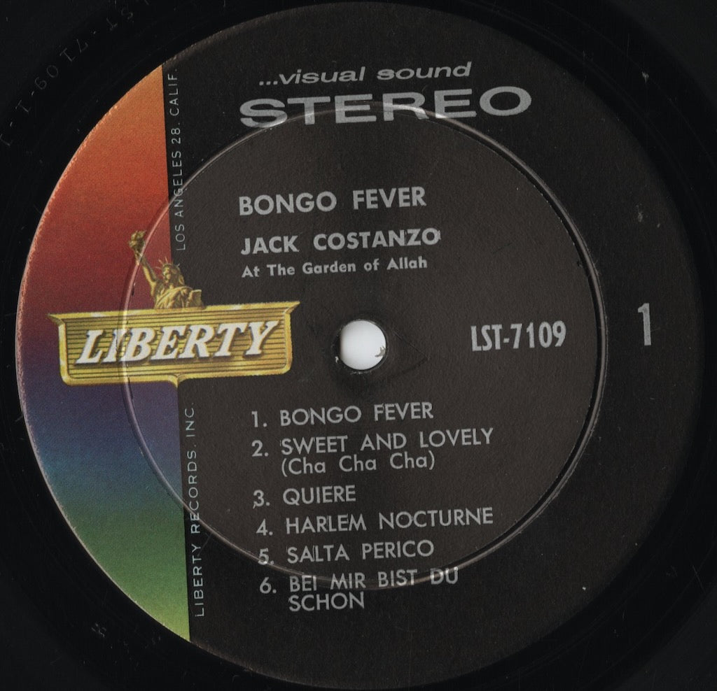 Jack Costanzo - Bongo Fever (LST 7109) LP 1960's US Liberty|中古LP