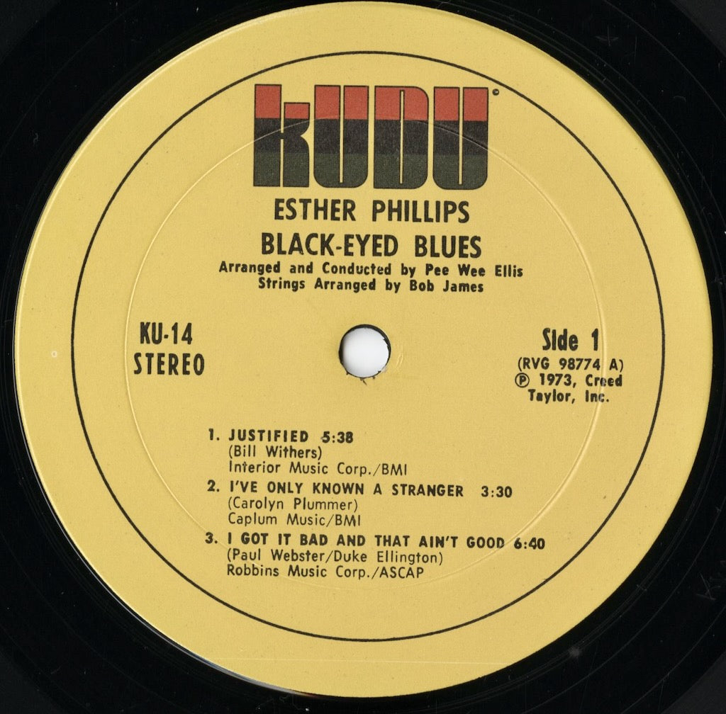Esther Phillips / エスター・フィリップス / Black Eyed Blues (KU-14)