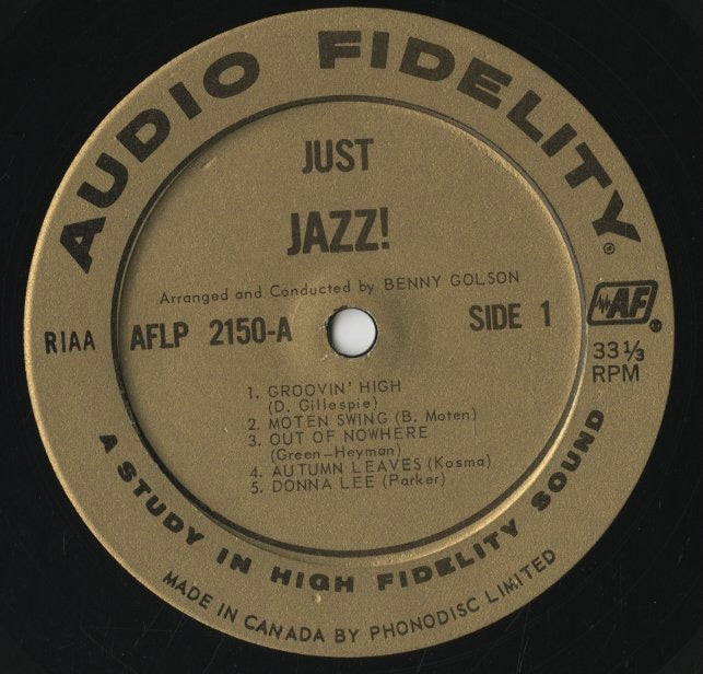 Benny Golson / ベニー・ゴルソン / Just Jazz! (AFLP 2150)