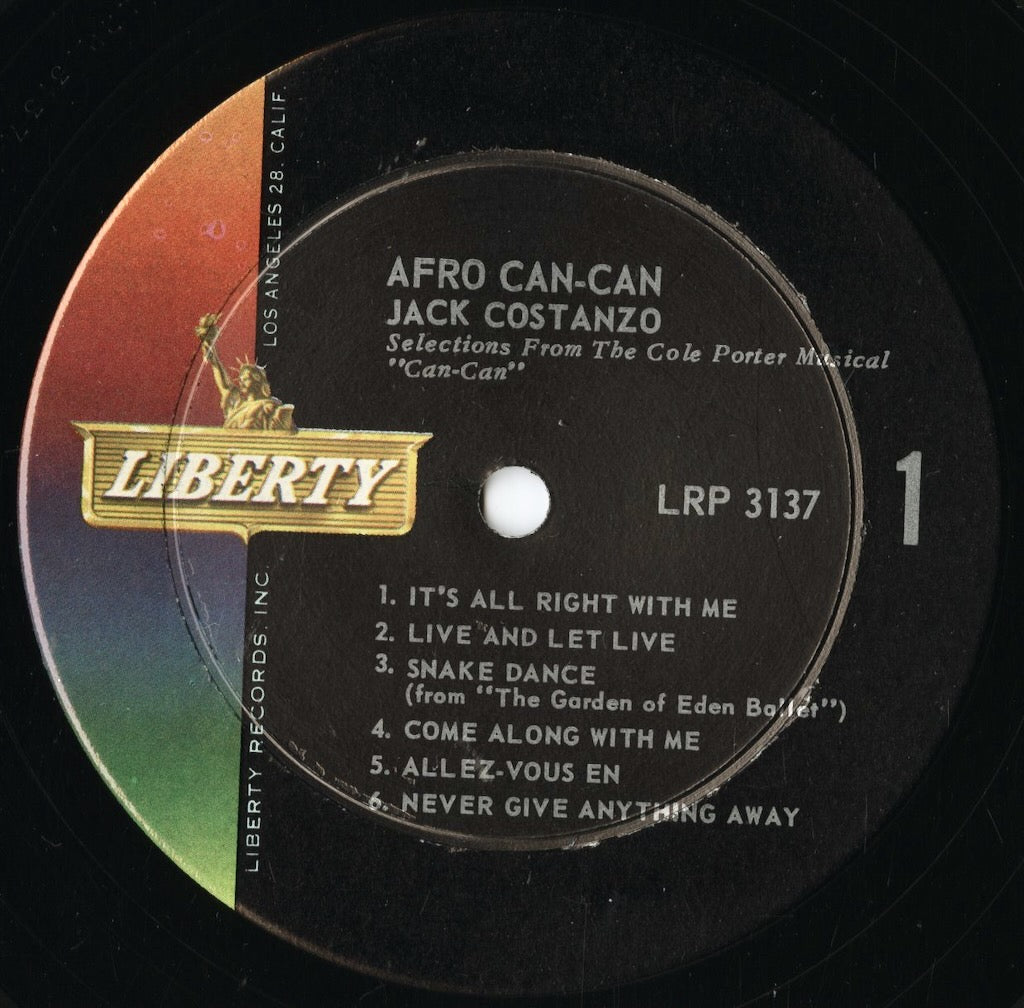 Jack Costanzo - Afro Can Can (LRP 3137) LP 1960 US Liberty|中古LP