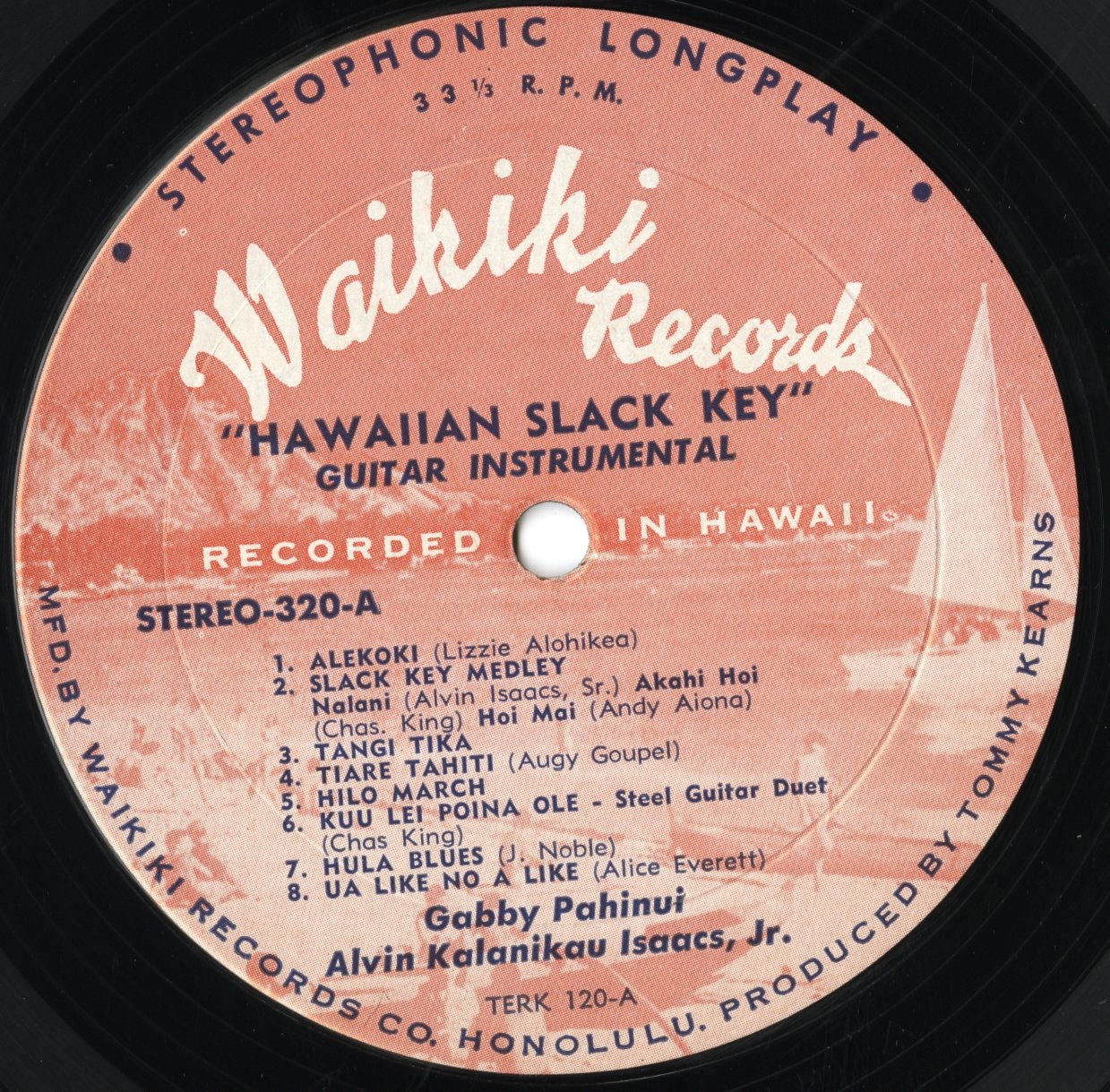 Gabby Pahinui / ギャビー・パヒヌイ / Hawaiian Slack Key Guitar Instrumental Vol.II(320)