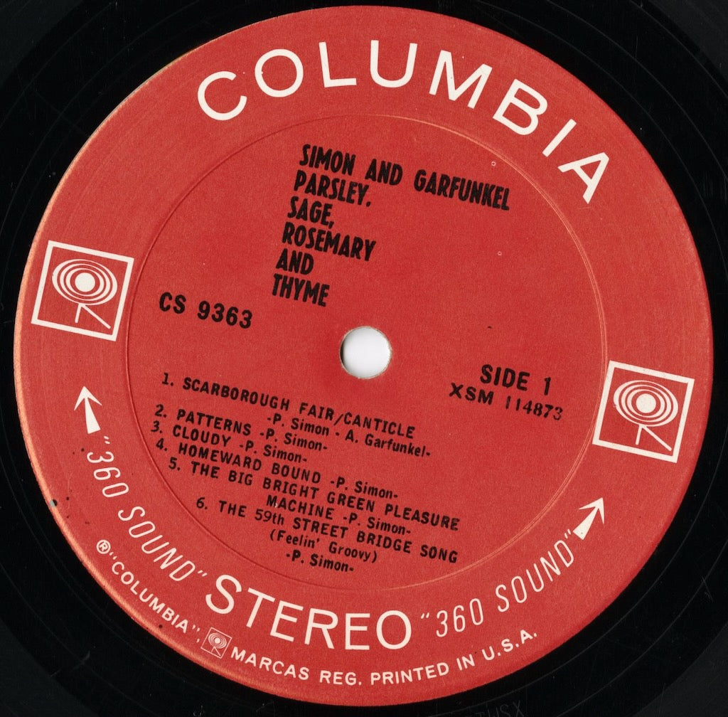 Simon and Garfunkel / サイモン&ガーファンクル / Parsley, Sage, Rosemary And Thyme (CS9363)
