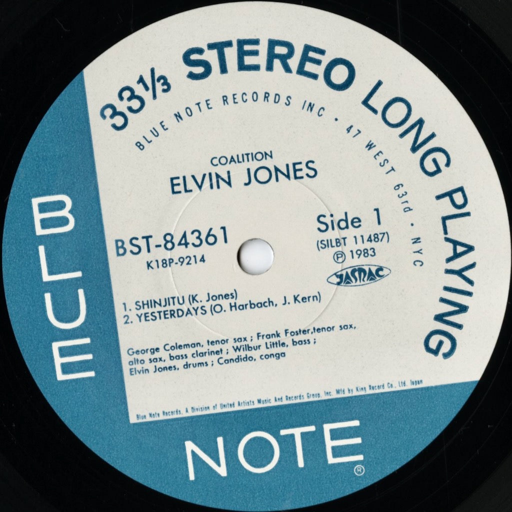 Elvin Jones / エルヴィン・ジョーンズ / Coalition (K18P-9214)