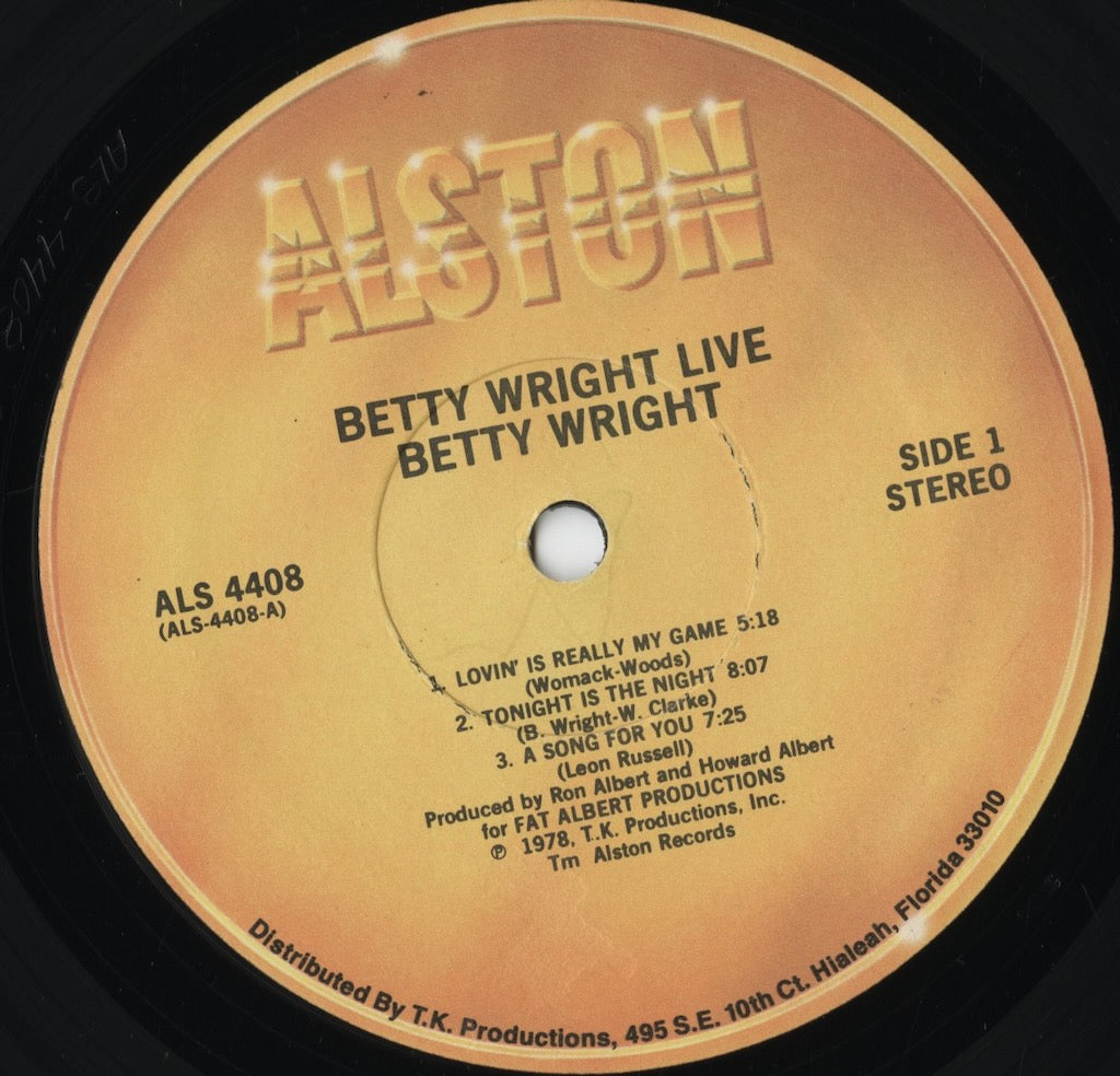 Betty Wright / ベティ・ライト / Live (4408)