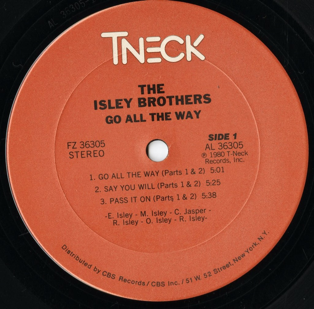 The Isley Brothers / アイズレー・ブラザーズ / Go All The Way (FZ 36305)
