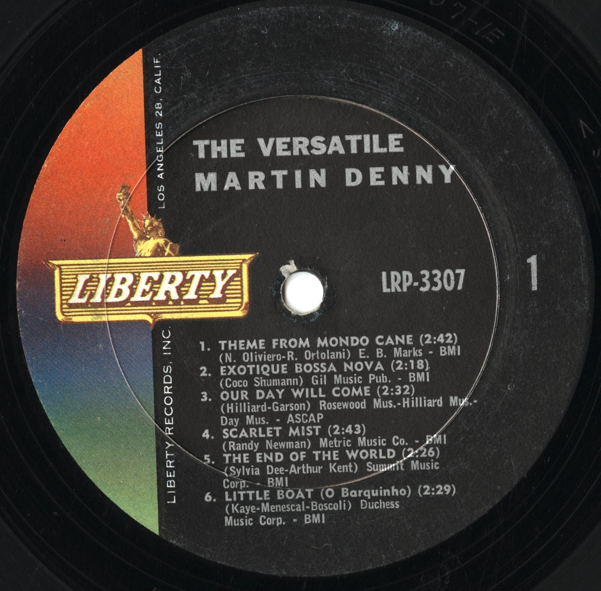 Martin Denny / マーティン・デニー / The Versatile Martin Denny (LRP-3307) MONO