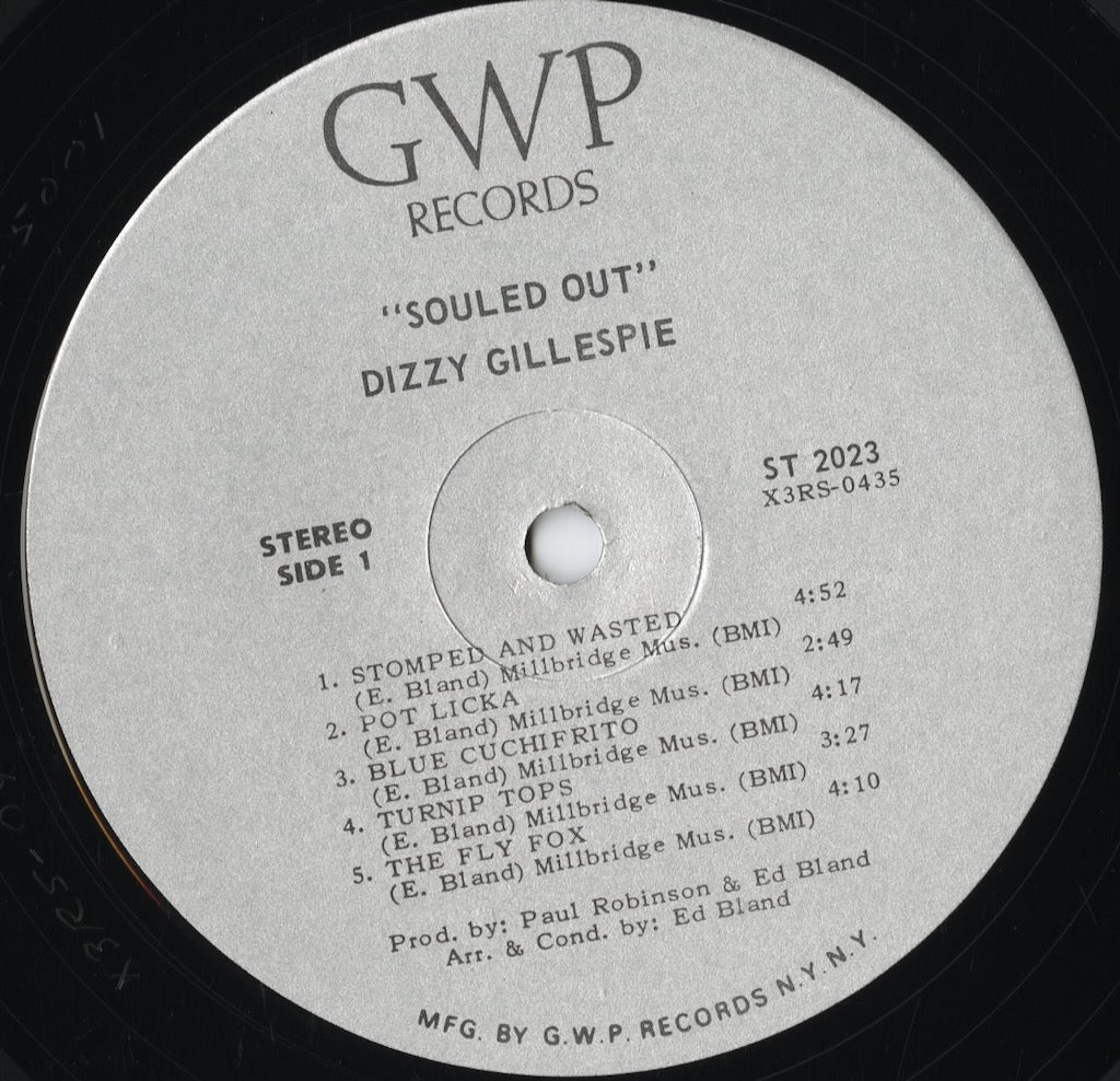 Dizzy Gillespie - Souled Out (ST 2023) 1970 US GWP|中古LP