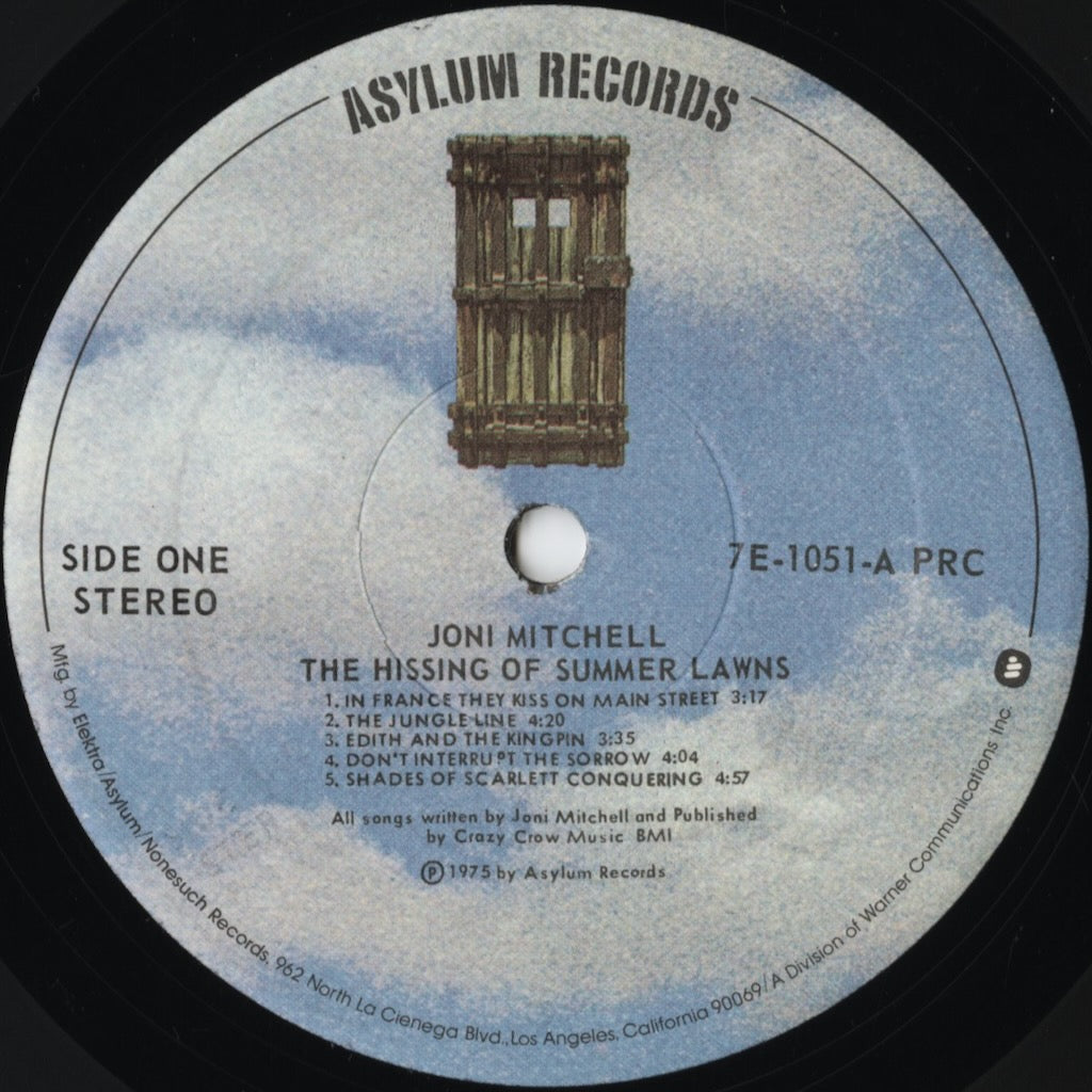 Joni Mitchell / ジョニ・ミッチェル / The Hissing Of Summer Lawns (7E-1051)