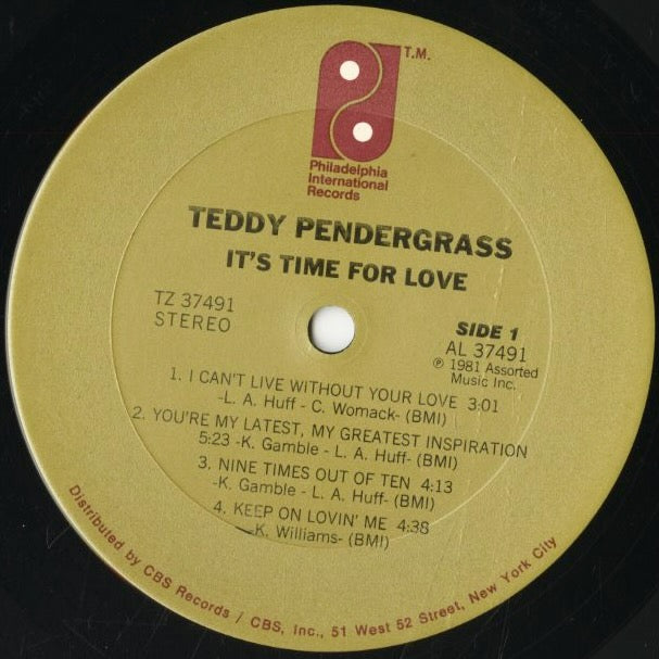Teddy Pendergrass / テディ・ペンダーグラス / It's Time For Love (TZ 37491)