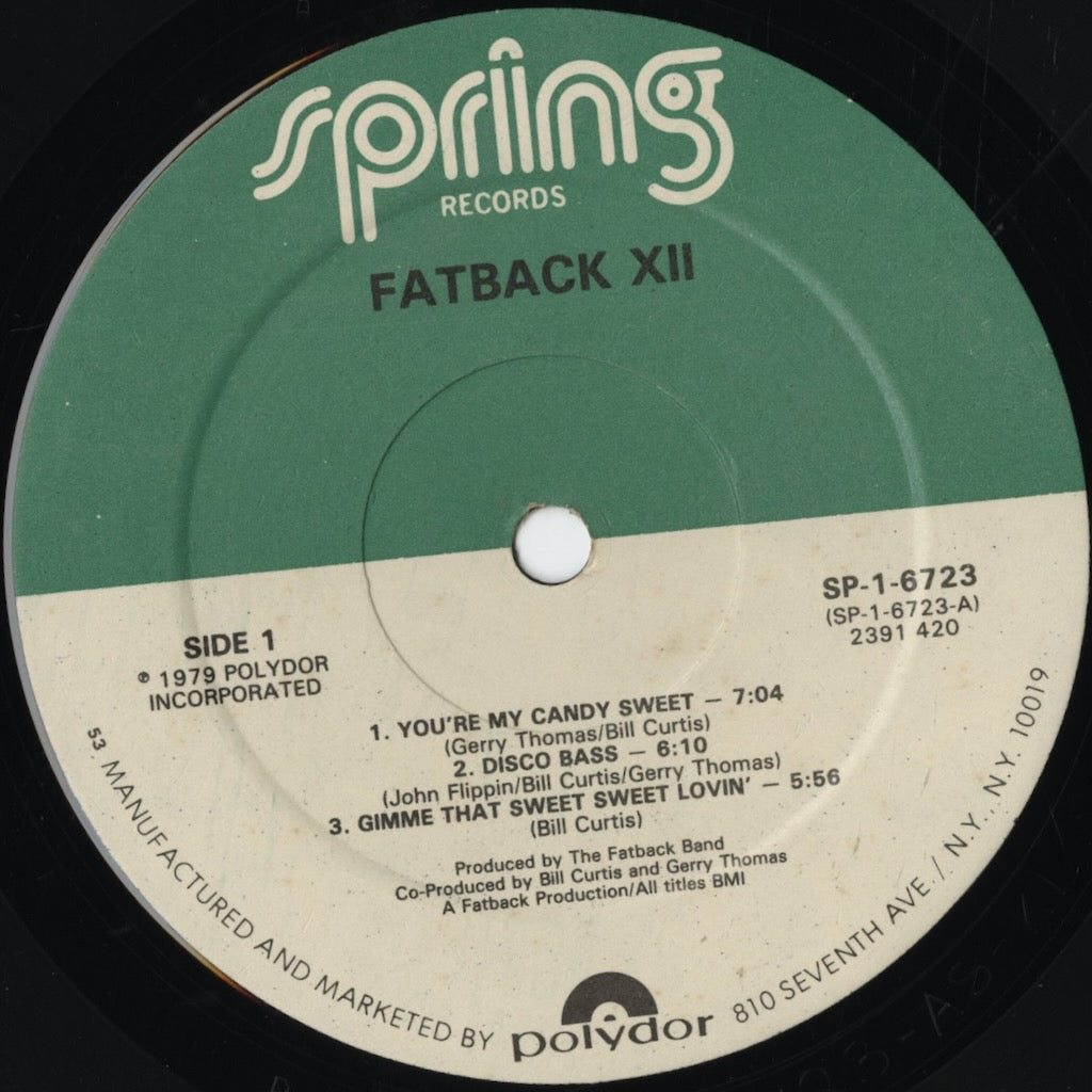 Fatback / ファットバック / XII (SP-1-6723)