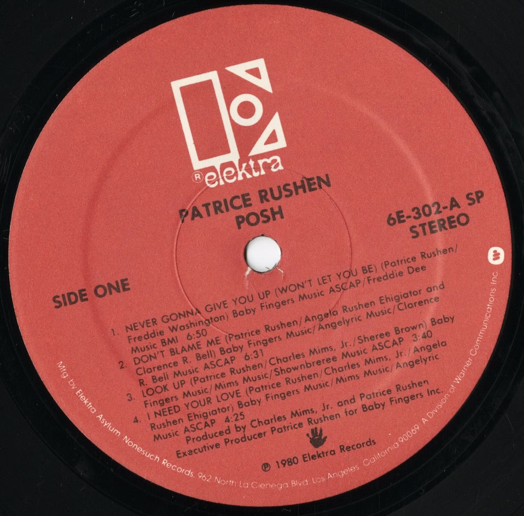 Patrice Rushen - Posh (6E-302) LP 1980 US Elektra|中古LP