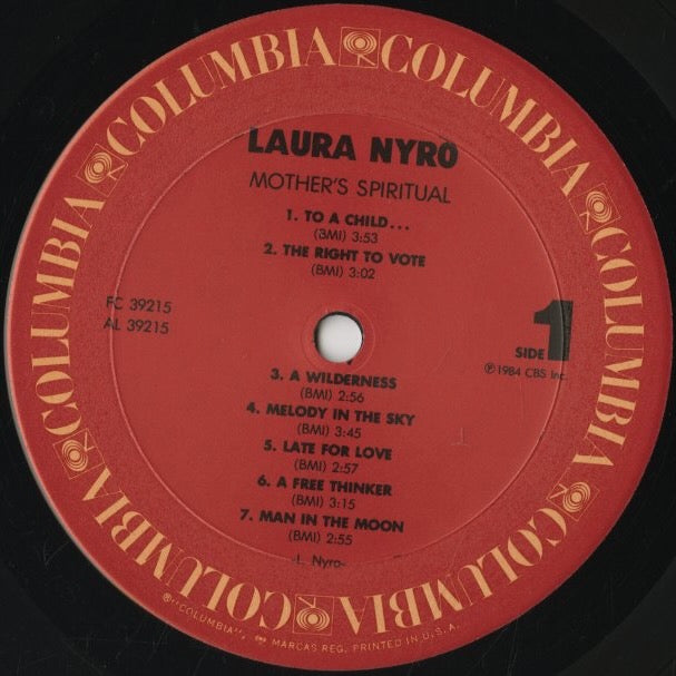 Laura Nyro / ローラ・ニーロ / Mother's Spiritual (FC 39215)