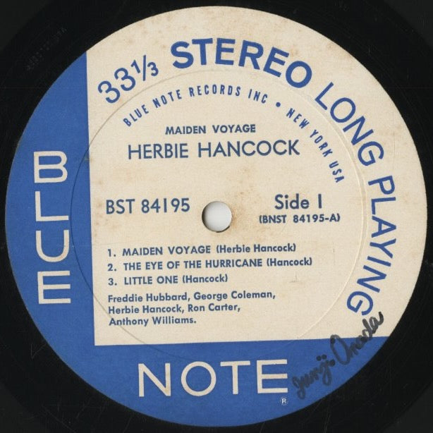 Herbie Hancock / ハービー・ハンコック / Maiden Voyage (BST 84195) - 1965 US BLUE NOTE New York USA