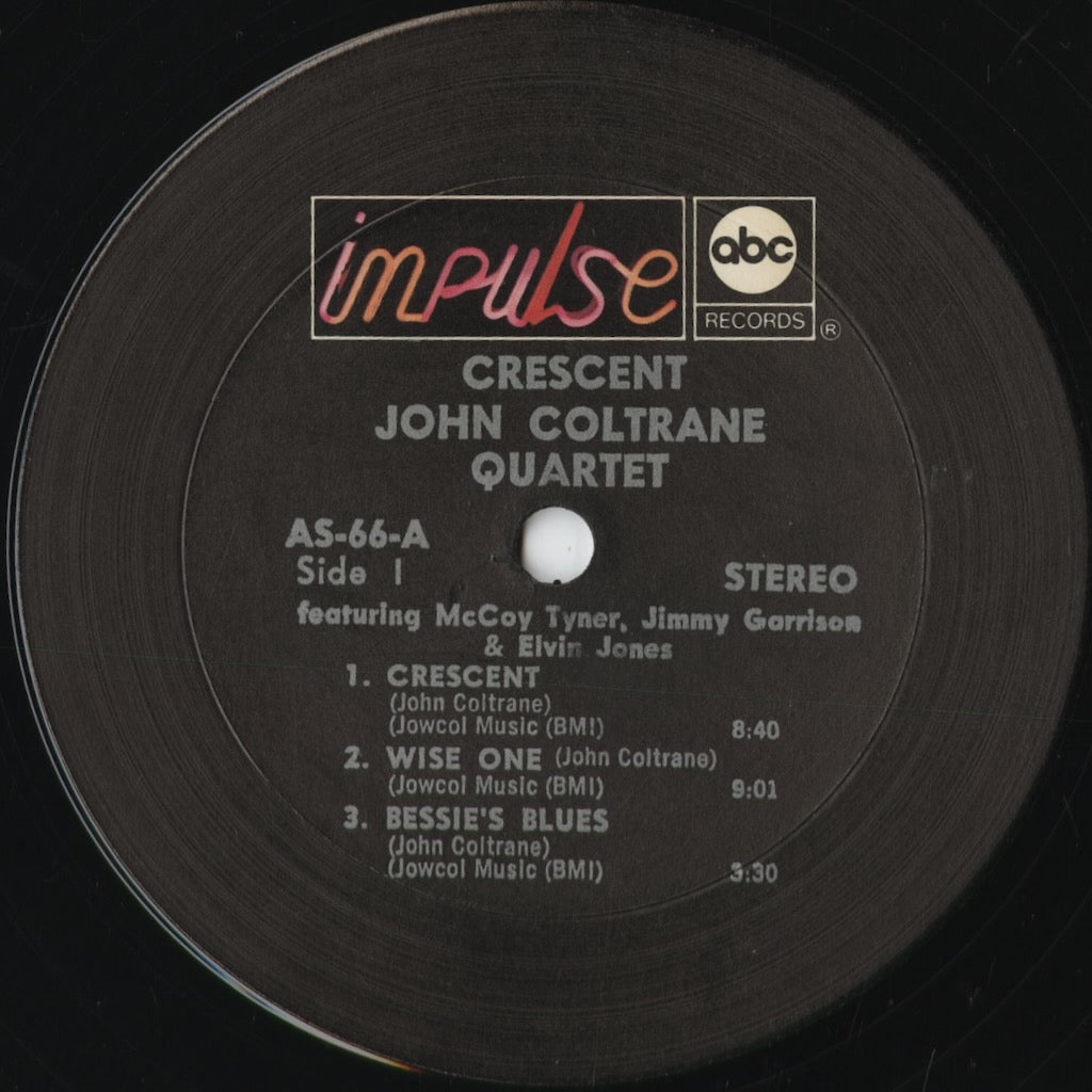 John Coltrane - Crescent (AS-66) 1973 US Impulse|中古LP