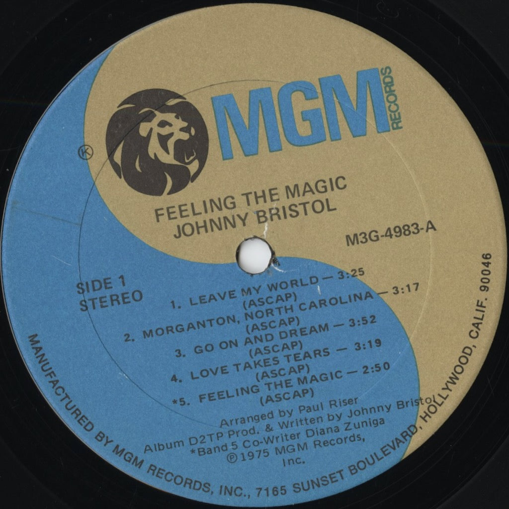 Johnny Bristol – Feeling The Magic (M3G-4983) LP 1975 US MGM | 中古LP