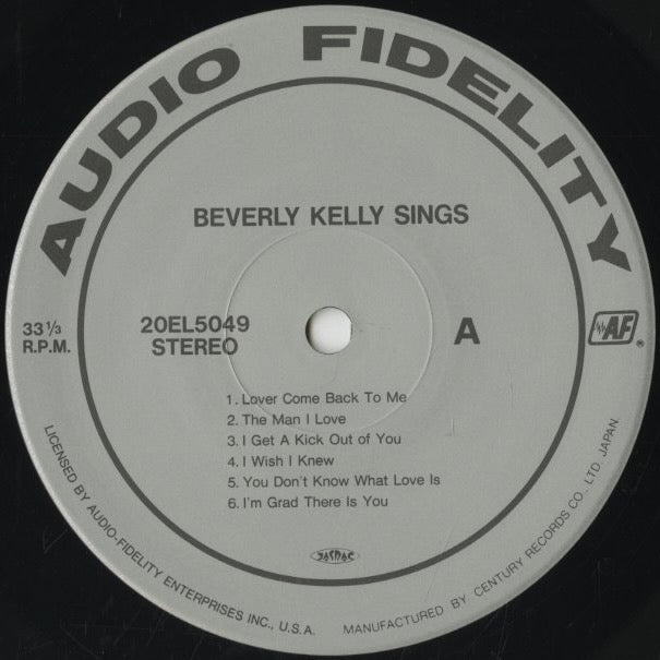 Beverly Kelly / ベヴァリー・ケリー / Beverly Kelly Sings With The Pat Moran Trio (20EL5049)
