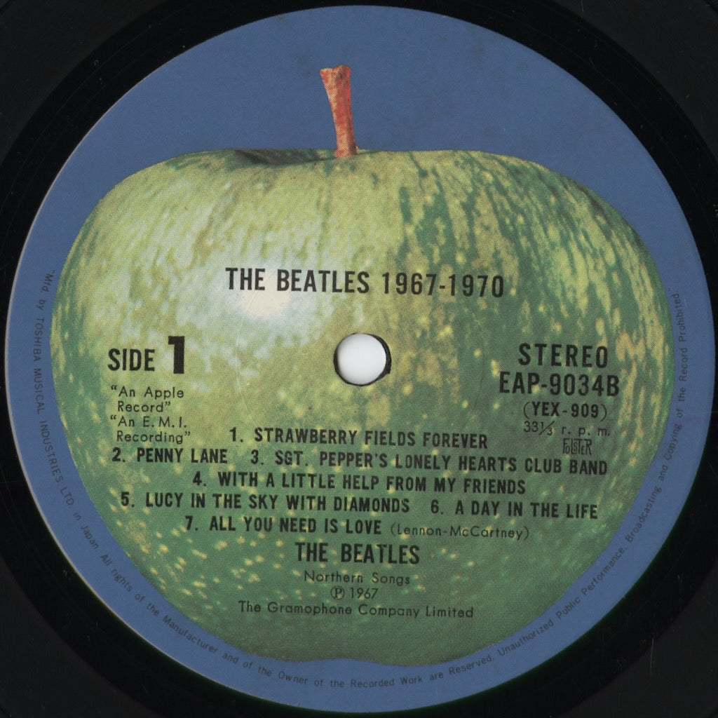 The Beatles - 1967-1970 (EAP-9034B) 1973 JPN Apple|中古LP