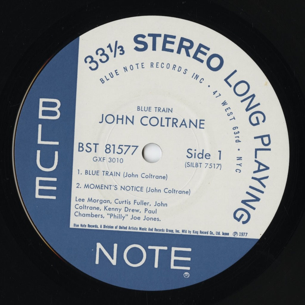 John Coltrane – Blue Train (GXF 3010) 1977 JPN Blue Note | 中古LP