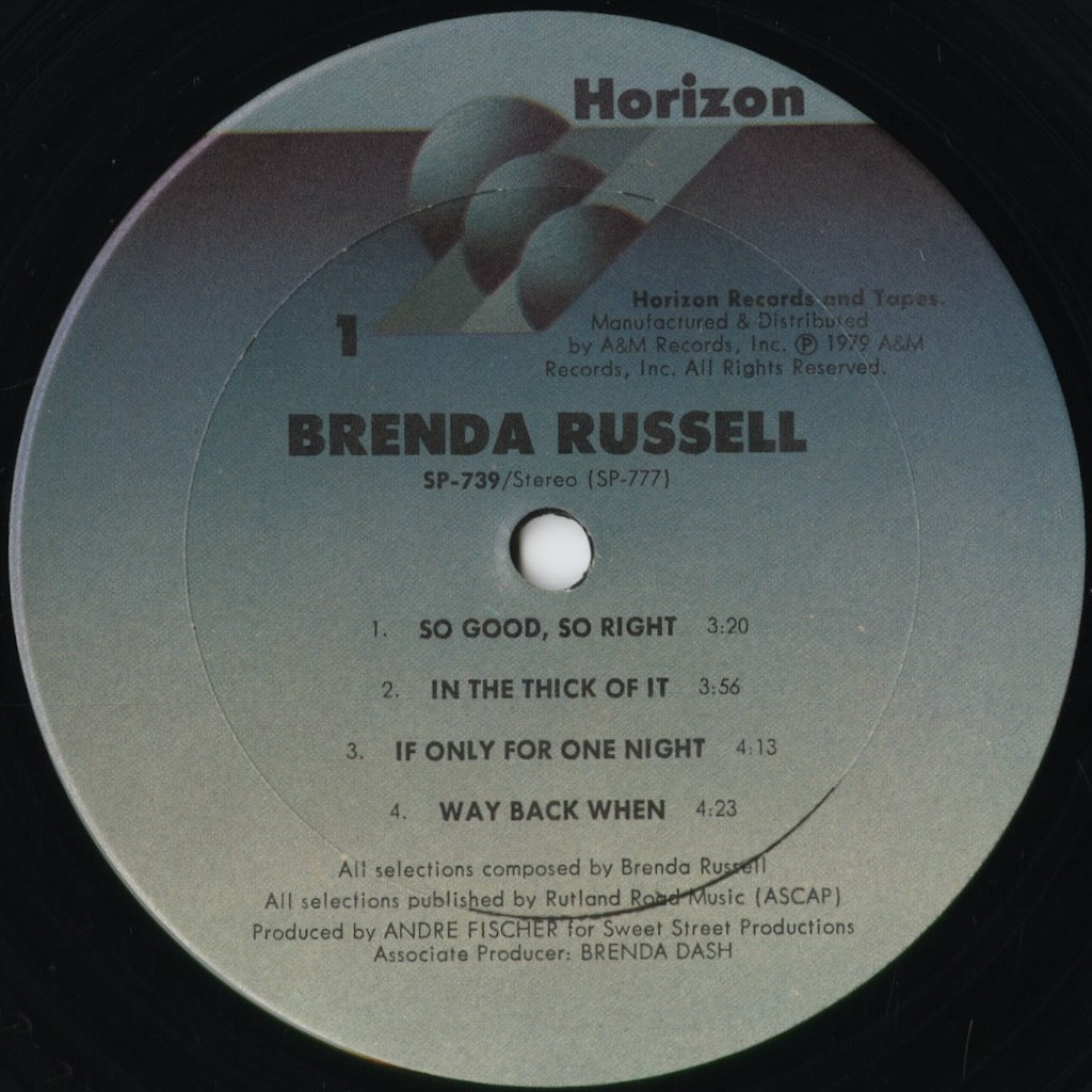 Brenda Russell - Brenda Russell (SP-739) 1979 US Horizon|中古LP