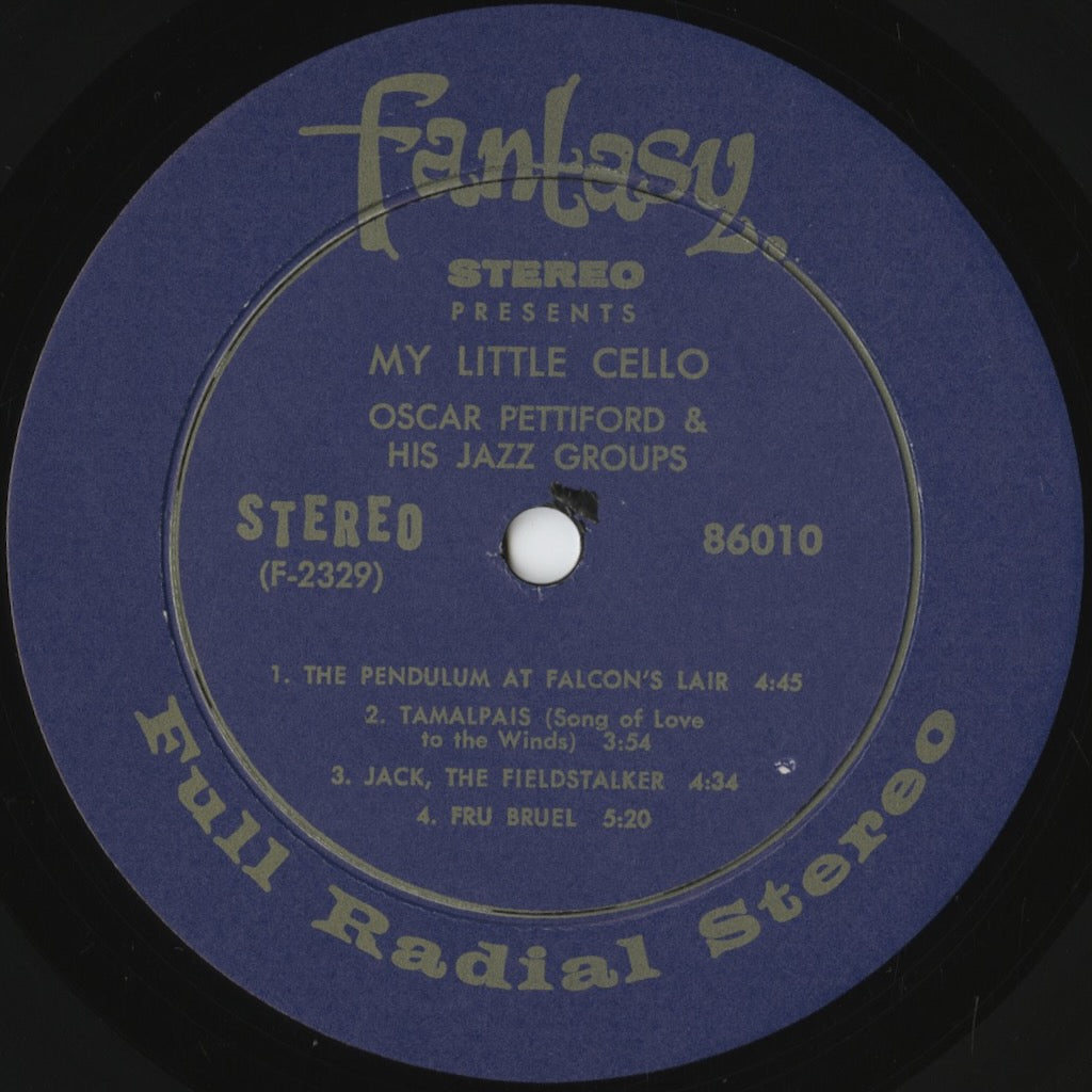 Oscar Pettiford - My Little Cello (6010) 1962 US Fantasy|中古LP