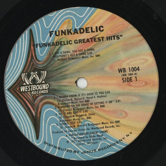 Funkadelic / ファンカデリック / Greatest Hits (WB 1004)