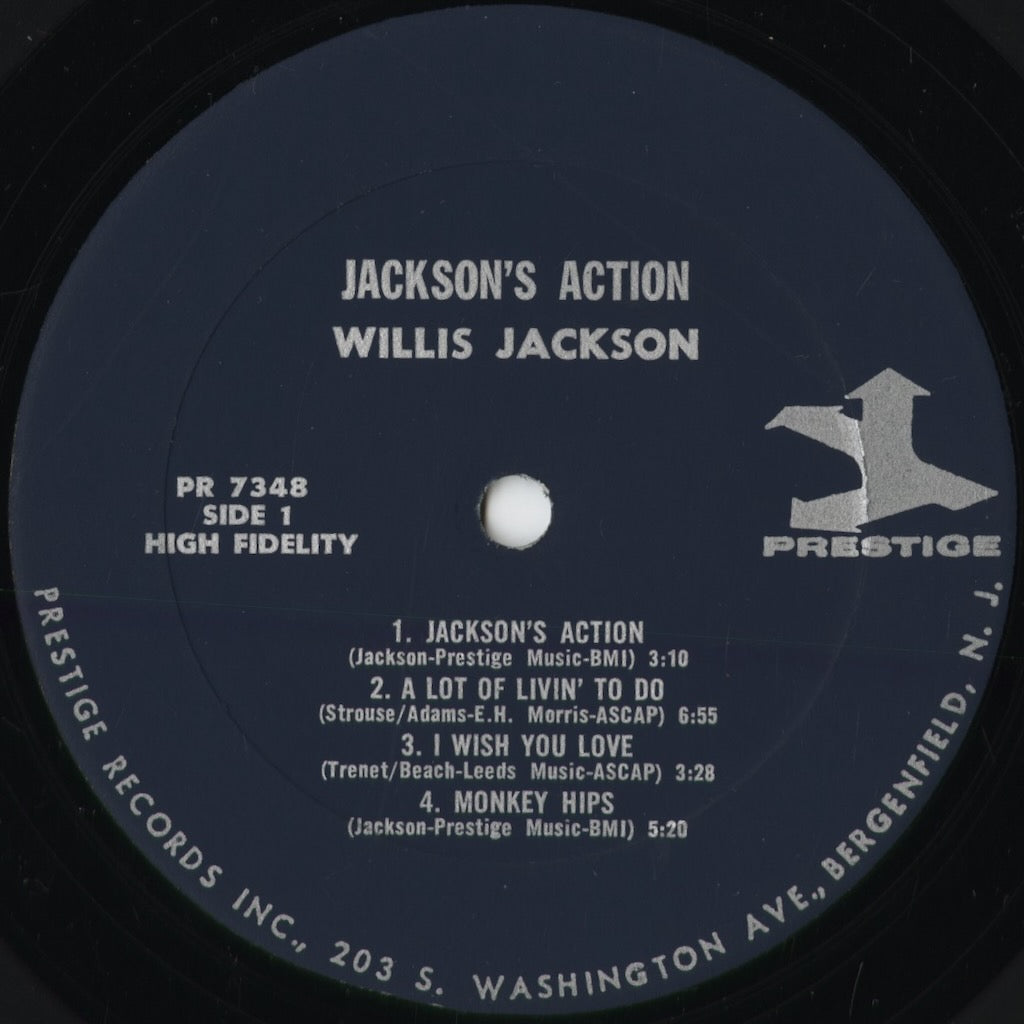 Willis Jackson - Jackson's Action (PR 7348) 1964 US Prestige|中古LP