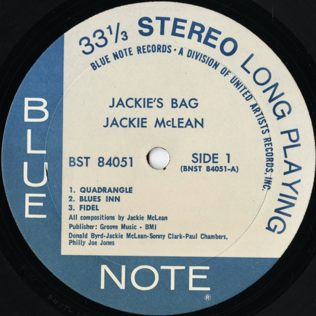 Jackie McLean / ジャッキー・マクリーン / Jackie's Bag (BST 84051)