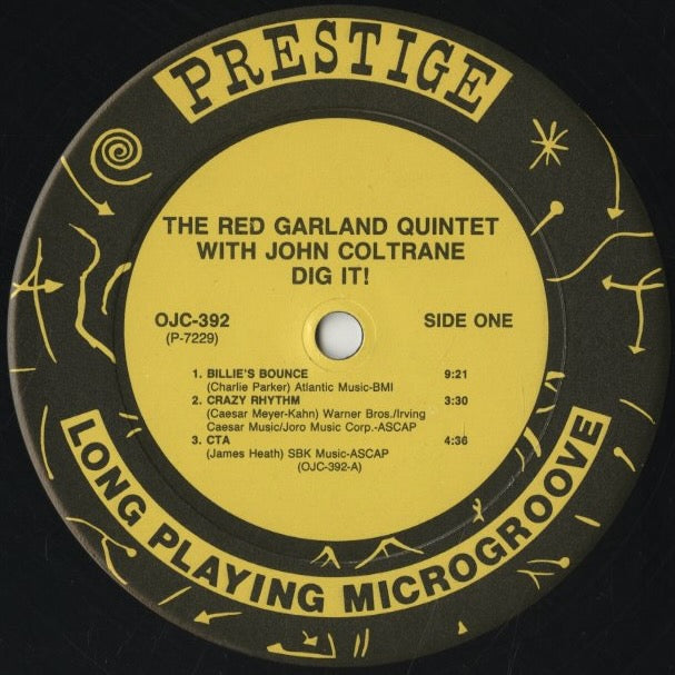 Red Garland - John Coltrane / レッド・ガーランド ジョン・コルトレーン / Dig It! (OJC-392)