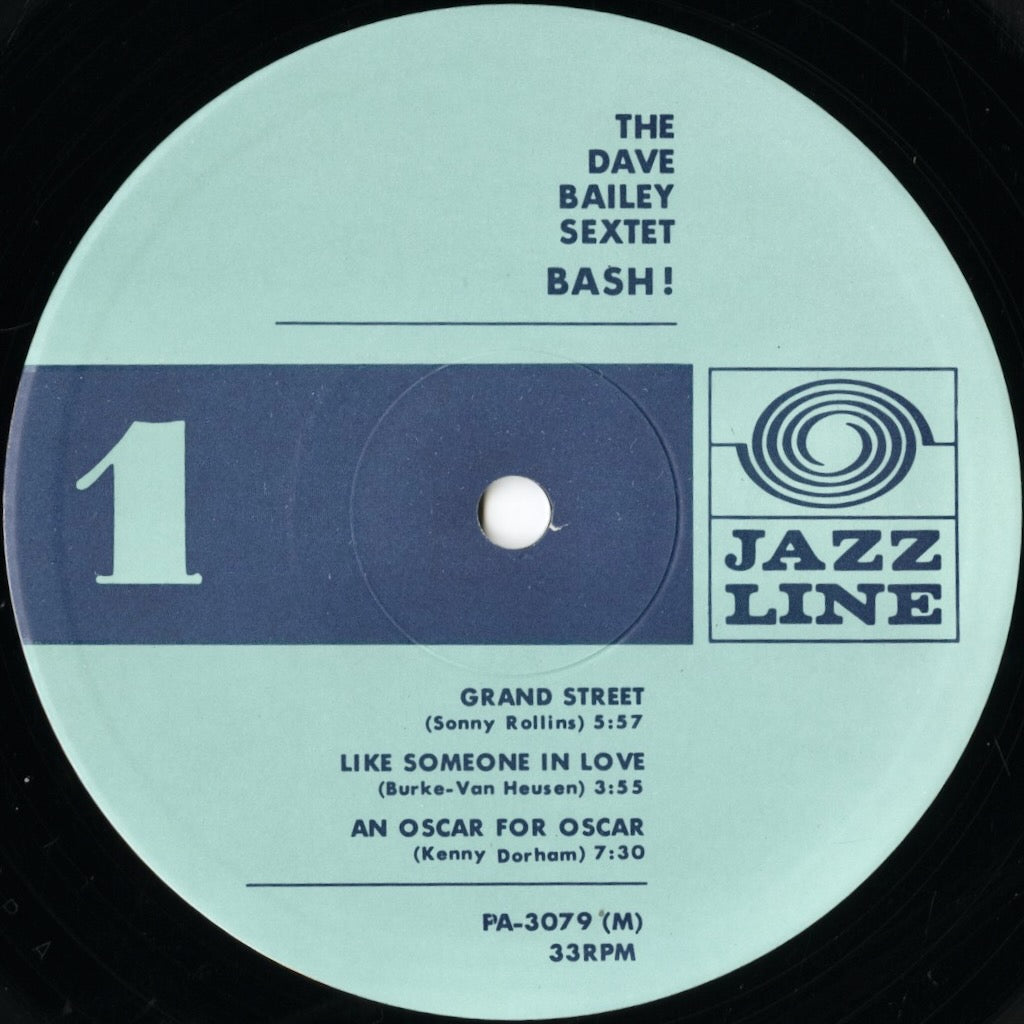 Dave Bailey / デイヴ・ベイリー / Bash! (PA-3079 (M))