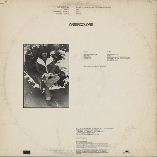 Pat Metheny / パット・メセニー / Watercolors (ECM-1-1097)