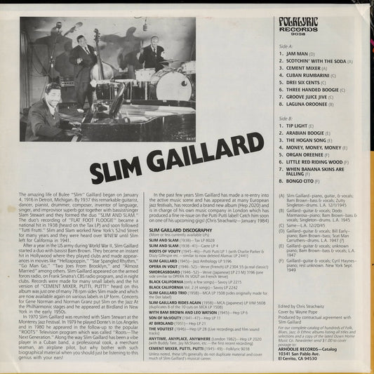 Slim Gailard / スリム・ゲイラード / Cement Mixer Put-Ti Put-Ti (9038)
