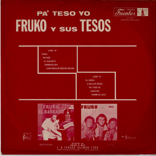 Fruko y sus Tesos / フルーコ / Pa' Teso Yo (LP-22034)