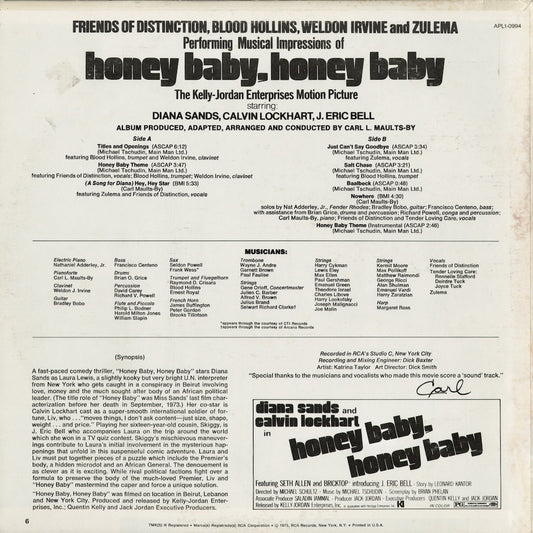 V.A. (Weldon Irvine, Zulema etc...) - Honey Baby, Honey Baby - OST (APL1-0994) 1975 US RCA Victor|中古LP