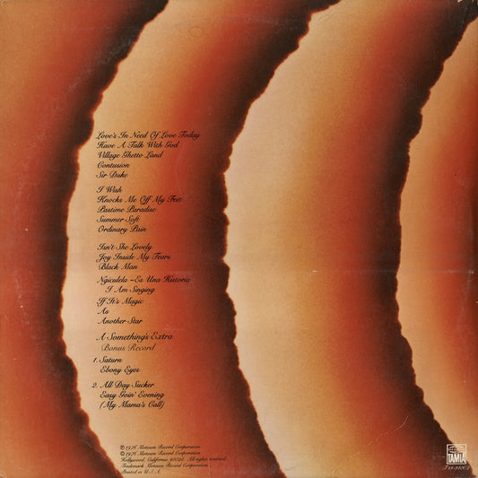 Stevie Wonder - Songs In The Key Of Life (T13-00340) 2LP 1976 US Tamla|中古LP