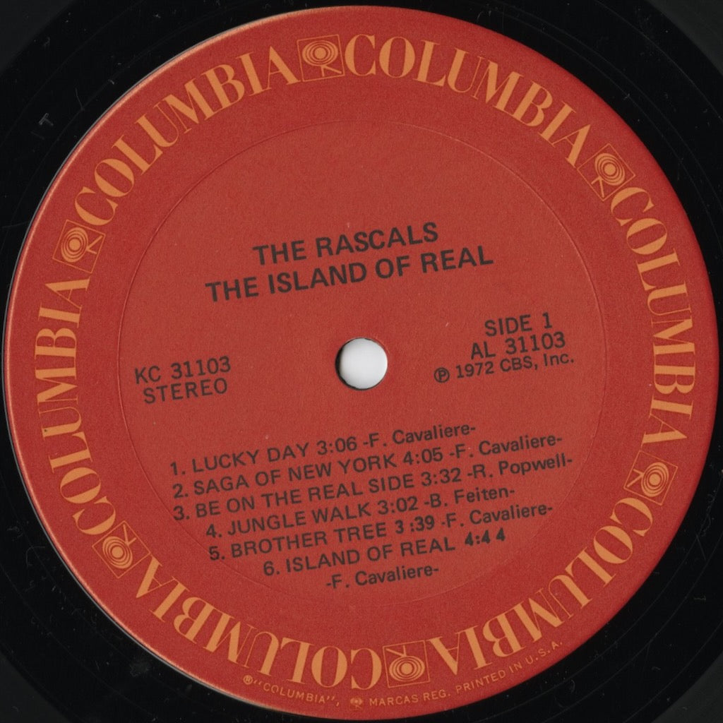 The Rascals / ラスカルズ / The Island Of Real (KC 31103)