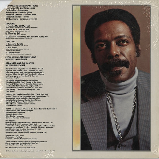 David Fathead Newman – Concrete Jungle (P10104) LP 1978 US Prestige|中古LP