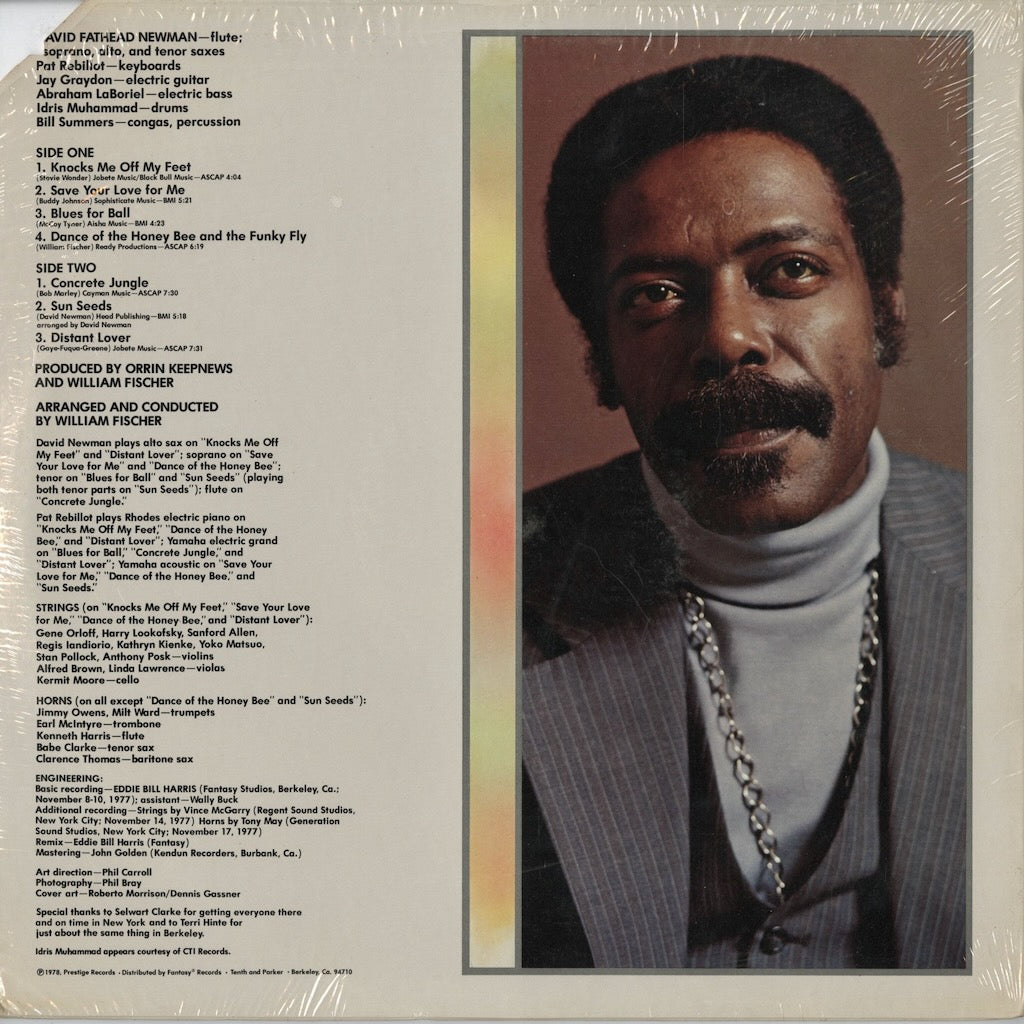 David Fathead Newman – Concrete Jungle (P10104) LP 1978 US Prestige|中古LP