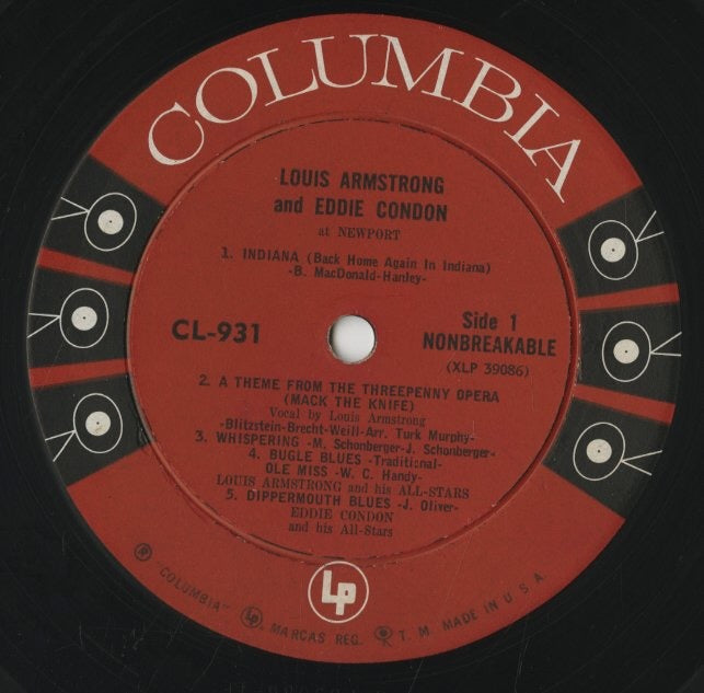 Louis Armstrong - Eddie Condon / ルイ・アームストロング エディ・コンドン / At Newport (CL 931)